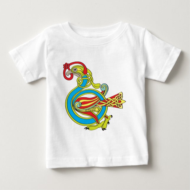 Camiseta De Bebé Pájaro céltico (Anverso)
