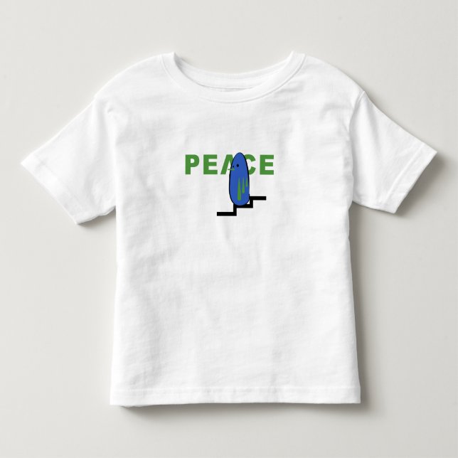 Camiseta De Bebé Pájaro de Dibujos Animados (Anverso)