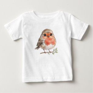 Camiseta De Bebé Pájaro del bosque-Robin lindo