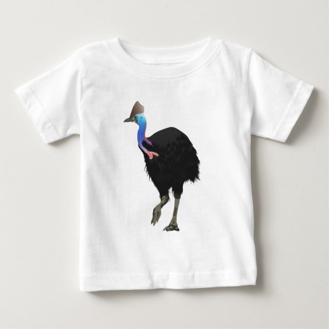 Camiseta De Bebé Pájaro del casuario (Anverso)