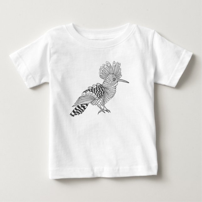 Camiseta De Bebé Pájaro del estilo (Anverso)