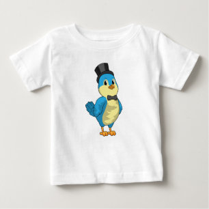 Camiseta De Bebé Pájaro en crecimiento con cinta de opciones