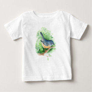 Camiseta De Bebé Pájaro en rama