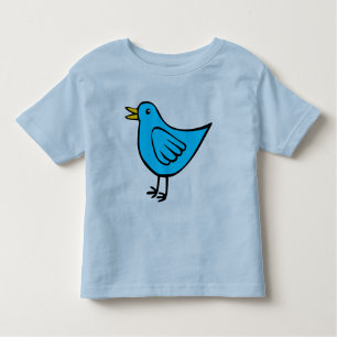 Camiseta De Bebé Pájaro pequeño - Azul