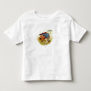 Camiseta De Bebé Pájaro que sostiene un libro y que lo enseña en