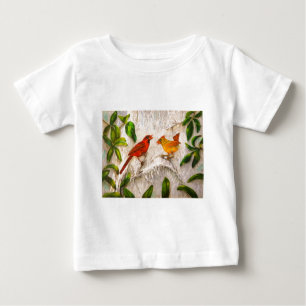 Camiseta De Bebé Pájaros cardinales