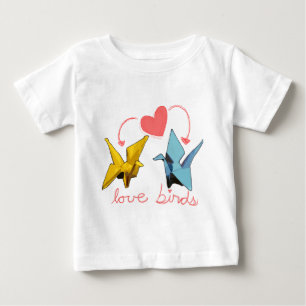 Camiseta De Bebé pájaros del amor