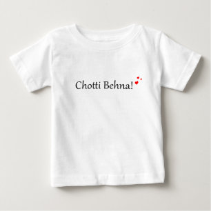 Camiseta De Bebé Pakistaní del Hindi del Urdu de Chotti Behna el