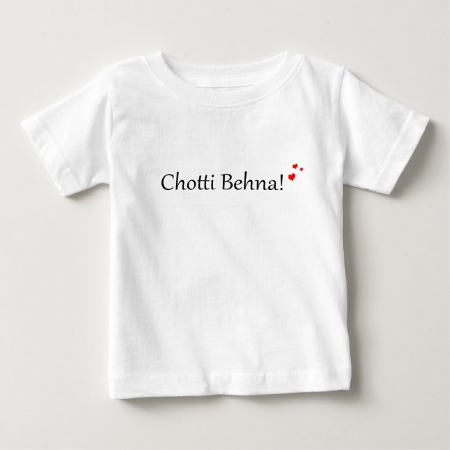 Camiseta De Bebé Pakistaní del Hindi del Urdu de Chotti Behna el | (Anverso)