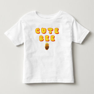 Camiseta De Bebé Palabras Divertidas 'Abeja Linda' en Estilo Negrit
