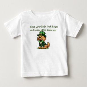 Camiseta De Bebé Palabras irlandesas, lindo Día de San Patricio
