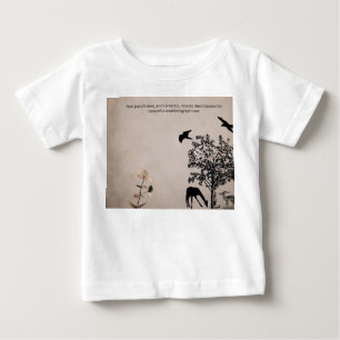 Camiseta De Bebé palabras y frases estéticas para el mosam (clima) 