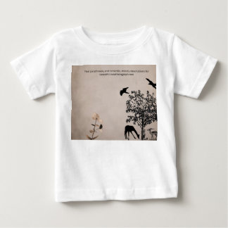 Camiseta De Bebé palabras y frases estéticas para el mosam (clima)