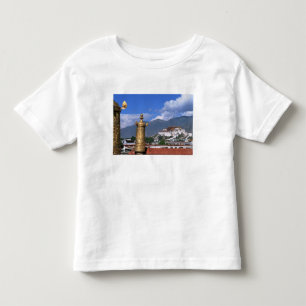 Camiseta De Bebé Palacio de Potala en Lhasa, Tíbet tomado desde