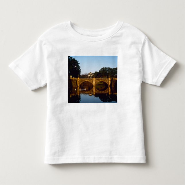 Camiseta De Bebé Palacio Imperial, Puente Nijubashi, Tokio, Japón (Anverso)