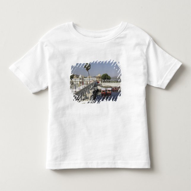 Camiseta De Bebé Palacio Jag Mindar, Lago Pichola, Udaipur, India. (Anverso)