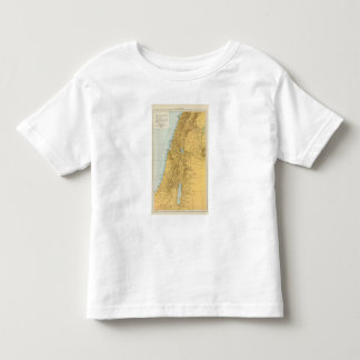 Camiseta De Bebé Palastina - mapa del atlas de Palestina