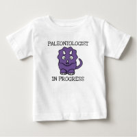 Paleontólogo En Curso Triceratops Púrpura