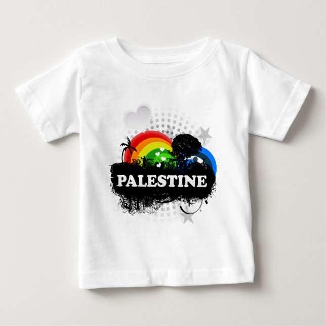 Camiseta De Bebé Palestina con sabor a fruta linda (Anverso)