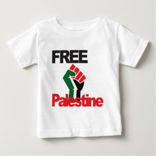 Camiseta De Bebé Palestina libre - فلسطينعلم - bandera pal