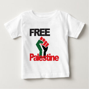 Camiseta De Bebé Palestina libre - فلسطينعلم - bandera palestina