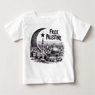 Camiseta De Bebé Palestina libre de aqsa