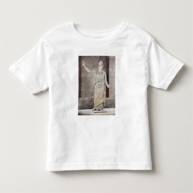 Camiseta De Bebé Pallas de Velletri, estatua de Athena con casco (Anverso)