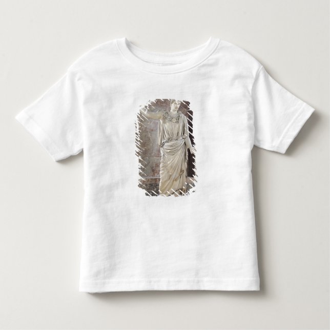 Camiseta De Bebé Pallas de Velletri, estatua de Athena con casco (Anverso)