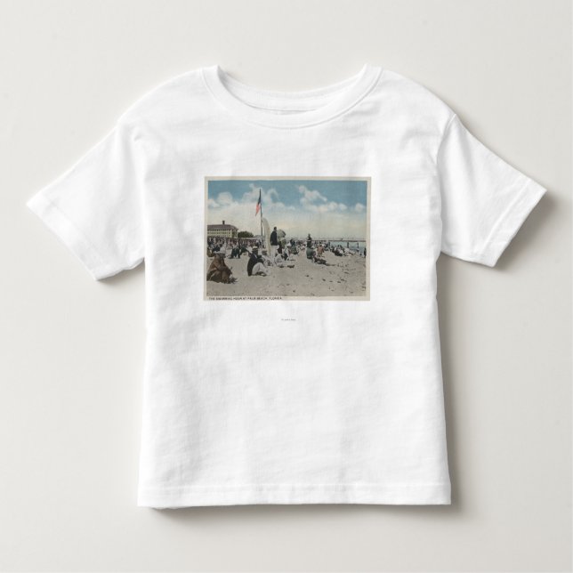 Camiseta De Bebé Palm Beach, FL - la hora que nada (Anverso)