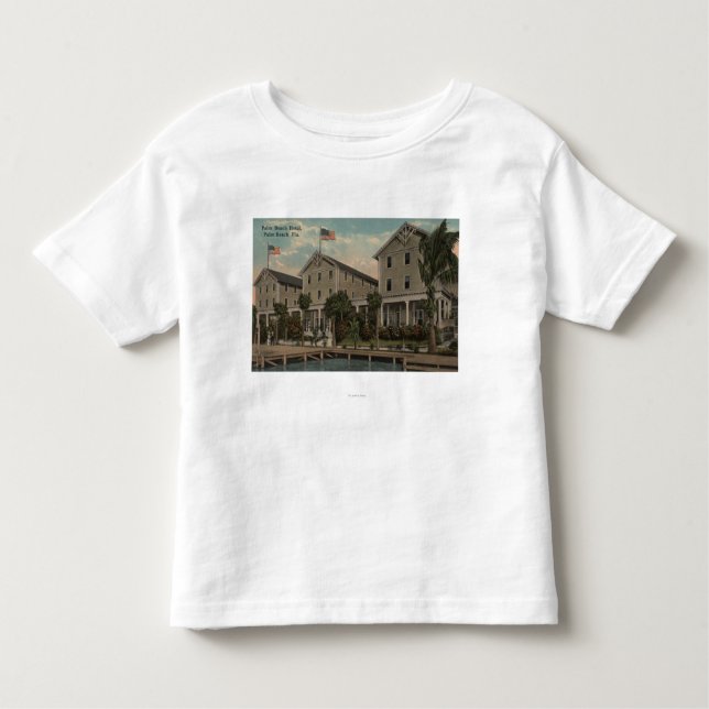 Camiseta De Bebé Palm Beach, FL - vista exterior del Palm Beach (Anverso)