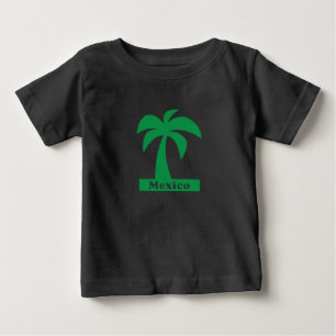 Camiseta De Bebé Palm Tree (vacaciones en México) - Toddler Fleece