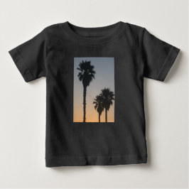 Camiseta De Bebé Palm Trees At Sunset
