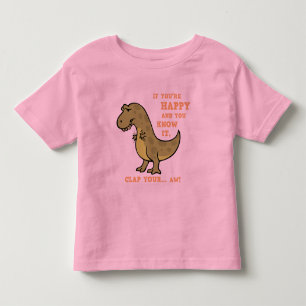 Camiseta De Bebé Palmada II de T-Rex