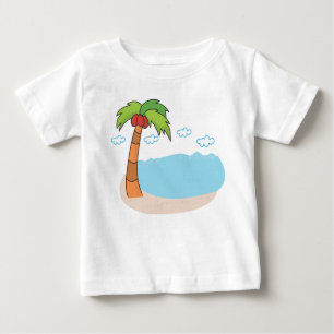 Camiseta De Bebé Palmeras