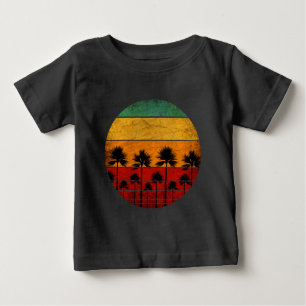 Camiseta De Bebé palmeras soleadas de verano
