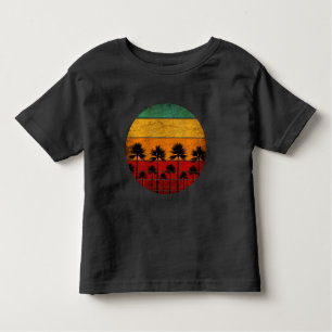 Camiseta De Bebé palmeras soleadas de verano