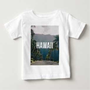 Camiseta De Bebé Palmeras Tropicales Hawaianas Estética