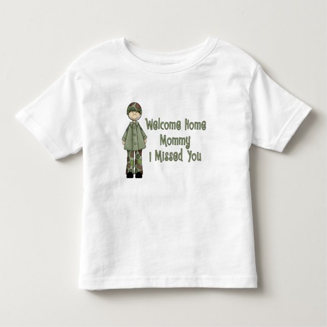 Camiseta De Bebé Palo de golf casero agradable del ejército de la (Anverso)