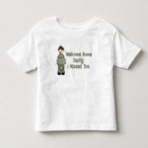 Camiseta De Bebé Palo de golf casero agradable del ejército del