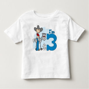 Camiseta De Bebé Palo de vaca tercer cumpleaños