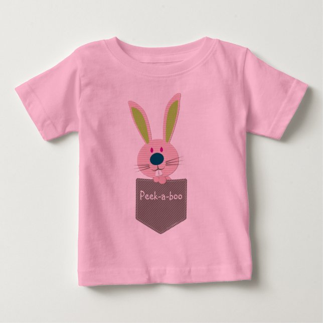 Camiseta De Bebé PALS DE BOLSILLO : Conejo 1 (Anverso)