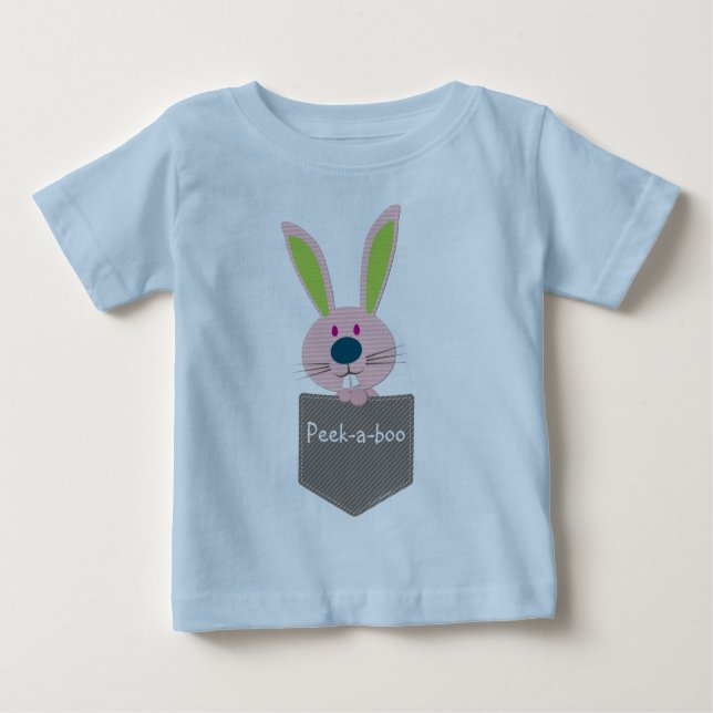 Camiseta De Bebé PALS DE BOLSILLO : Conejo 1 (Anverso)