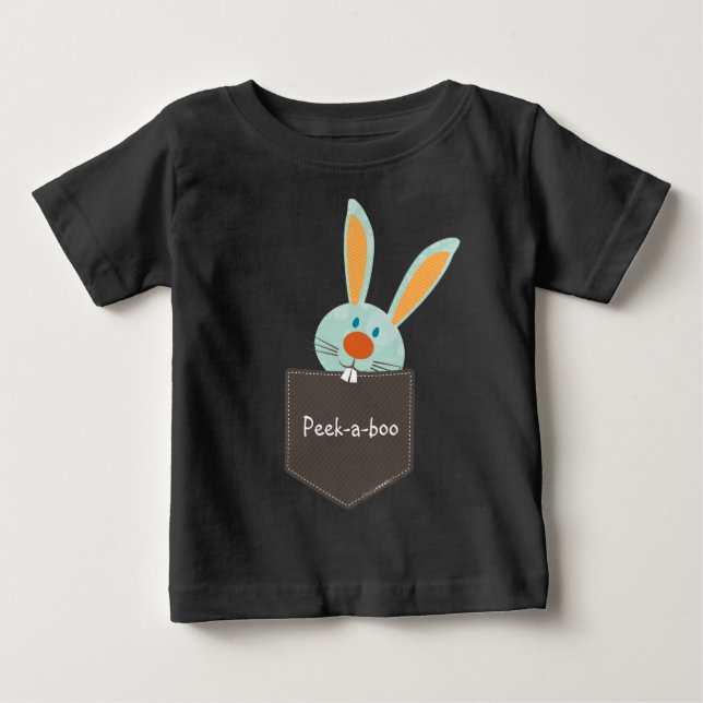 Camiseta De Bebé PALS DE BOLSILLO : Conejo de conejo 2 (Anverso)