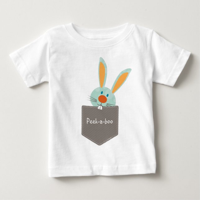 Camiseta De Bebé PALS DE BOLSILLO : Conejo de conejo 2 (Anverso)