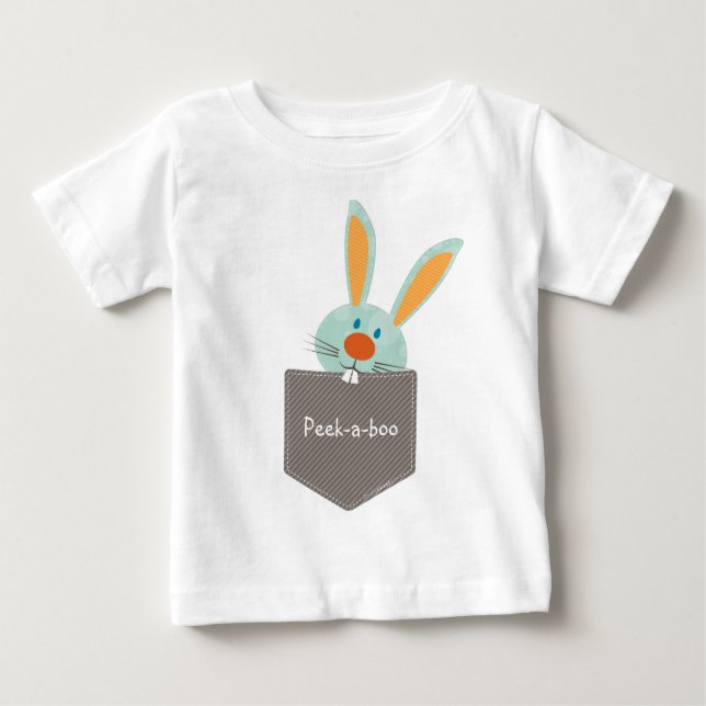 Camiseta De Bebé PALS DE BOLSILLO : Conejo de conejo 2 (Anverso)