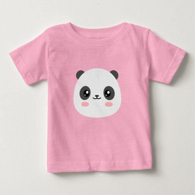 Camiseta De Bebé Panda (Anverso)