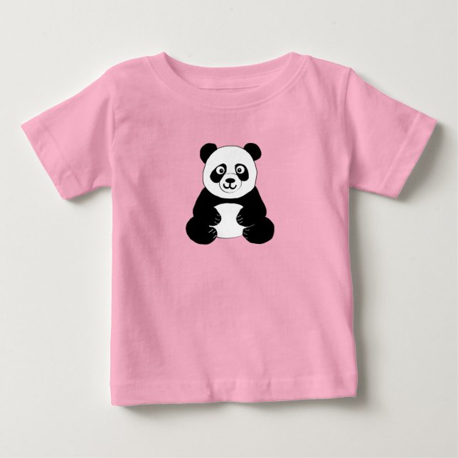 Camiseta De Bebé Panda (Anverso)