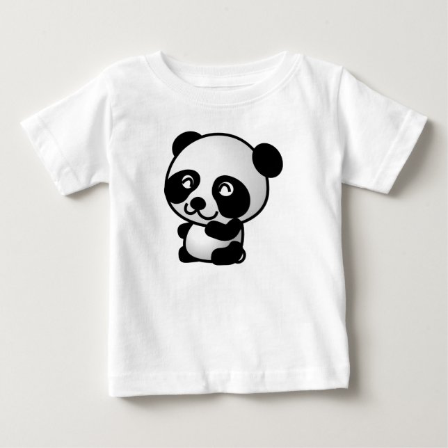 Camiseta De Bebé Panda (Anverso)