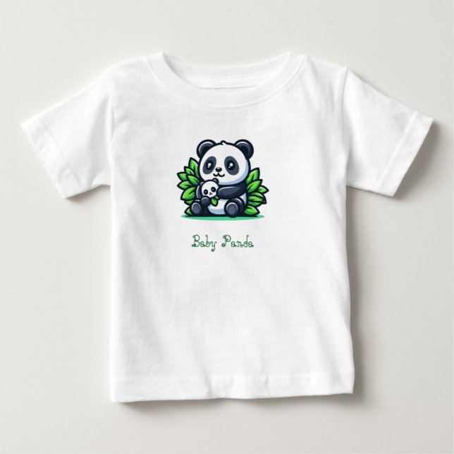 Camiseta De Bebé Panda Baby T shirt (Anverso)