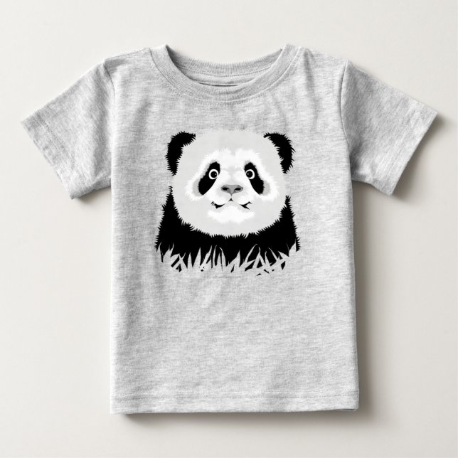 Camiseta De Bebé Panda Bear Bebé Camiseta (Anverso)